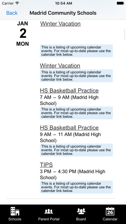 Madrid Community Schools