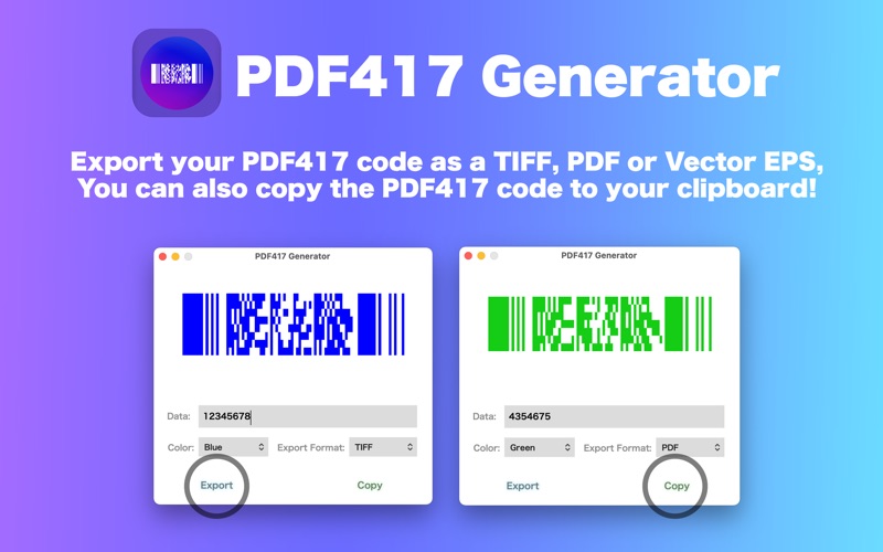 pdf417 code generator 2 iphone screenshot 4