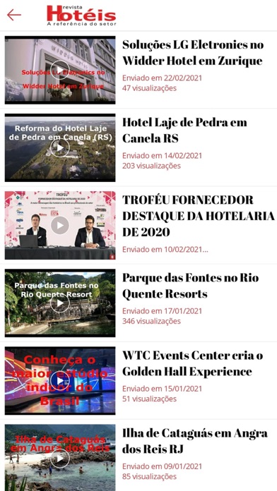 Revista Hotéis Screenshot