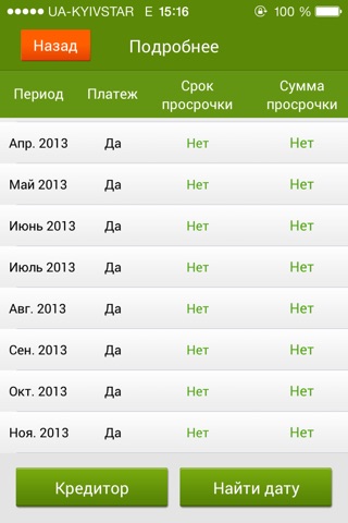 UBKI - Кредитна історія screenshot 3