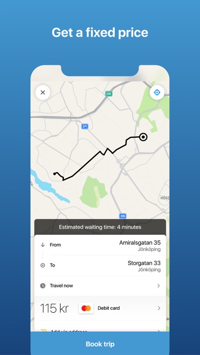 Taxi Jönköping Screenshot