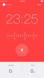 pomodoro timer: stay focused iphone screenshot 1