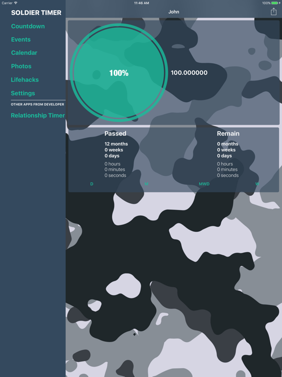 Screenshot #4 pour Soldier Cowntdown PRO – timer for iPhone and iPad