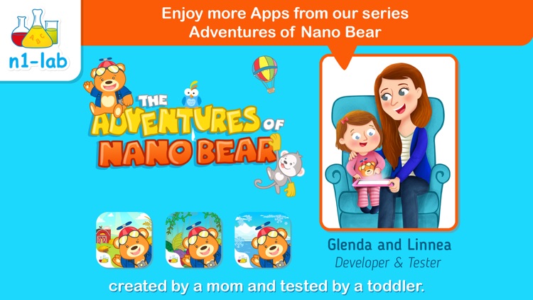 Nano Bear Savannah animals sound game for babies screenshot-4