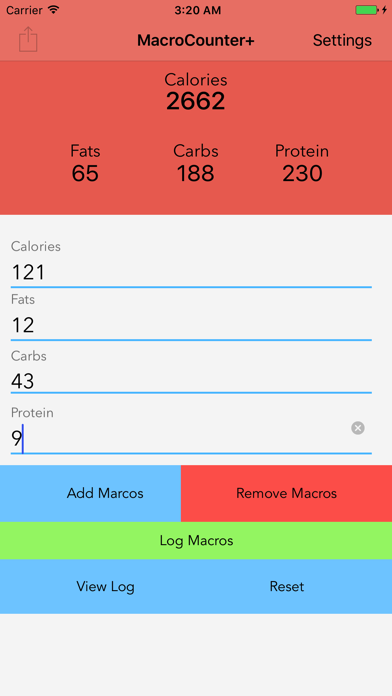 MacroCounter+ (Calorie Calculator & Daily Log)のおすすめ画像3