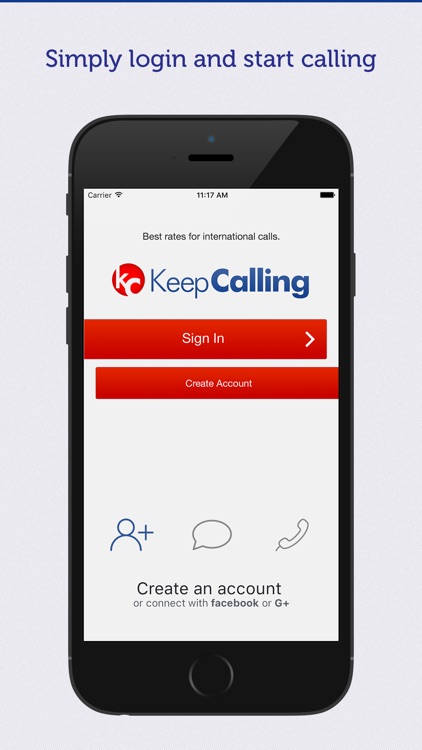 KeepCalling - Best International Calling App