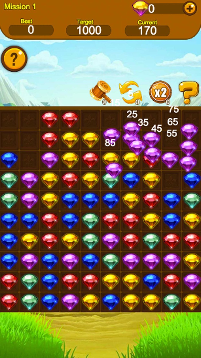 Diamond Crush - Innovative Diamond Match-3 Game