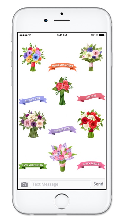 Send Flowers & Messages Sticker Pack