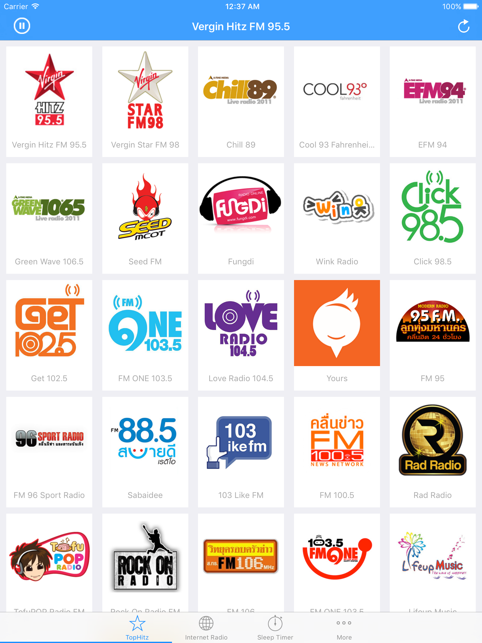 ThaiRadio - ฟังวิทยุออนไลน์ฟรี screenshot 4