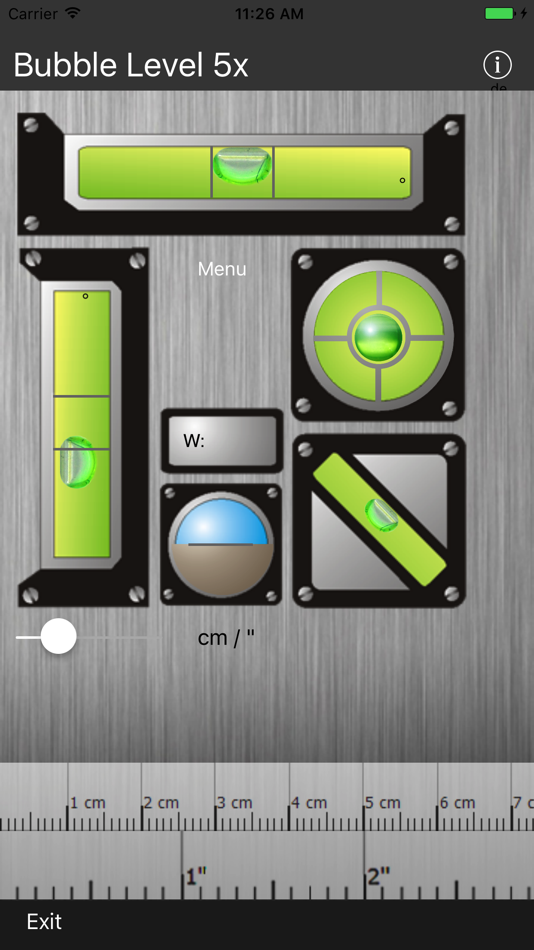 #1. Bubblelevel 5x (iOS) 由: Kai Bruchmann