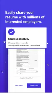 resume builder: pdf resume app iphone screenshot 4