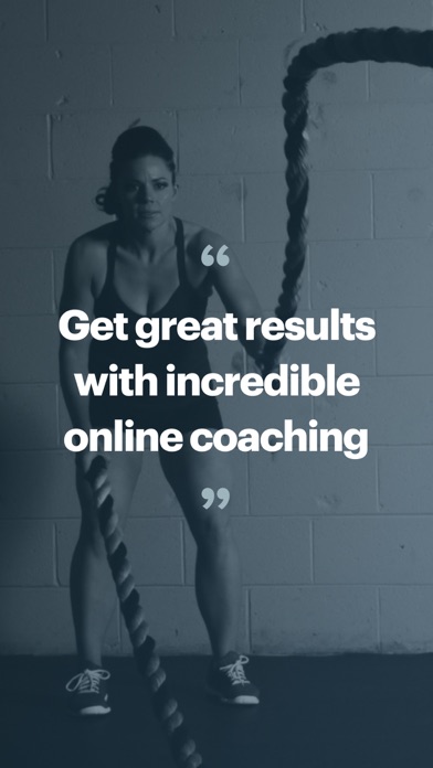 Online Personal Training Screenshot
