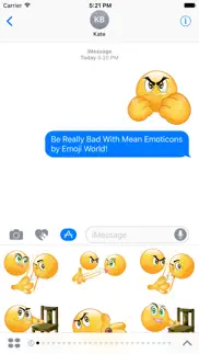 mean emoticon stickers iphone screenshot 1