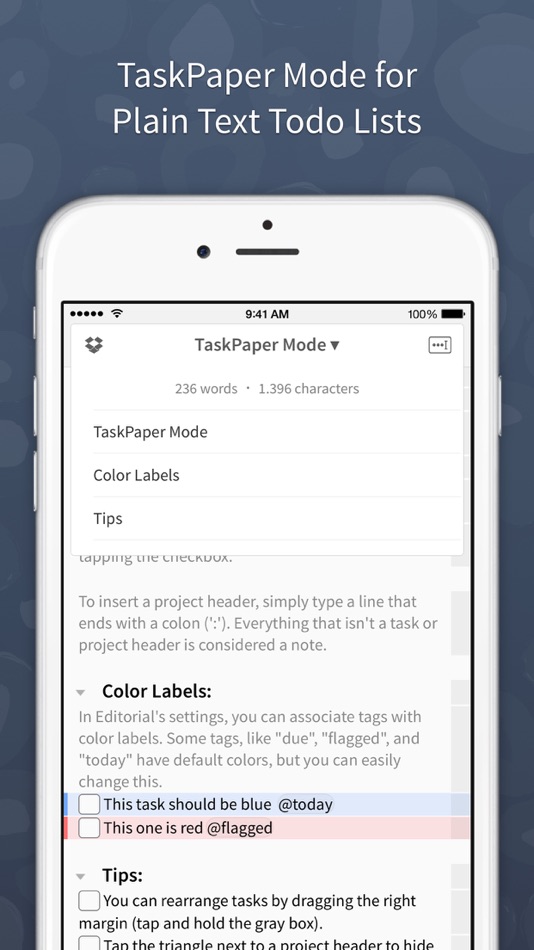#2. Editorial (iOS) Podle: omz:software