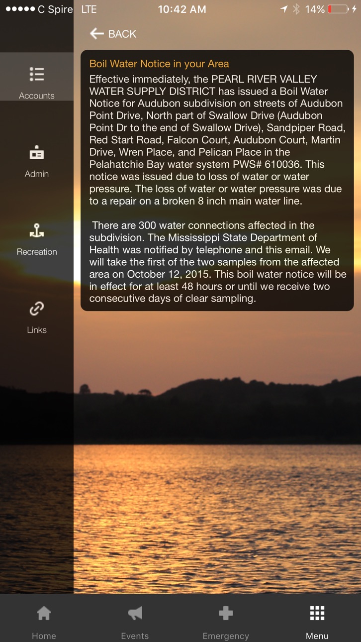 iPhone screenshot
