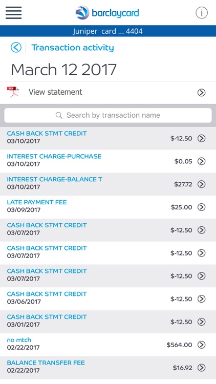 Barclaycard screenshot-4