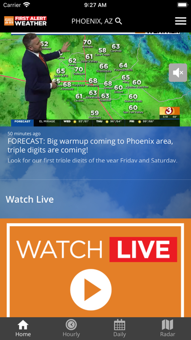 AZFamily's First Alert Weather Screenshot
