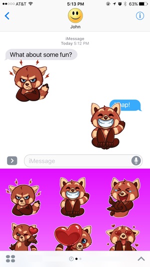 Brown Panda from Forest  Stickers(圖2)-速報App