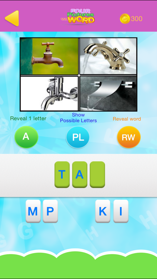 #4. One Word and Four Pictures-Puzzle Game (iOS) 由: Waheed Khan