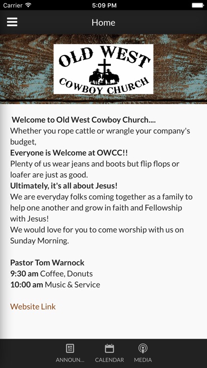 Old West Cowboy Church - Robinson, TX