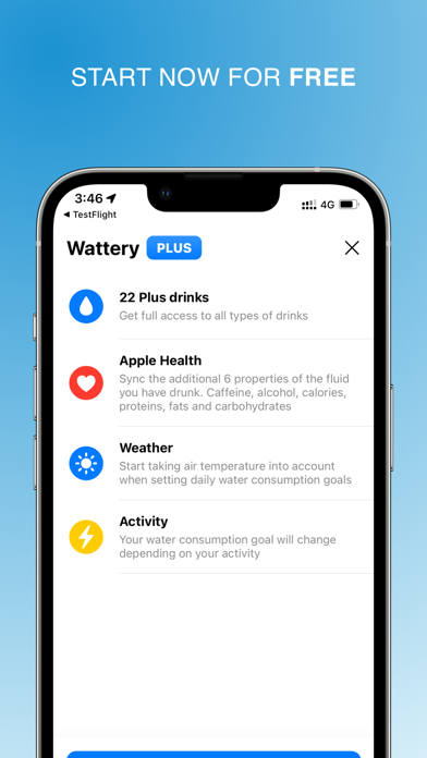 Wattery: Daily Water Tracker Screenshot
