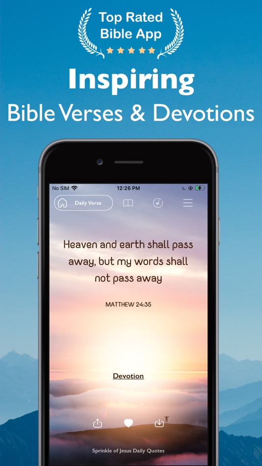#1. Sprinkle of Jesus Daily Quotes (iOS) 由: Novix Technology Inc.