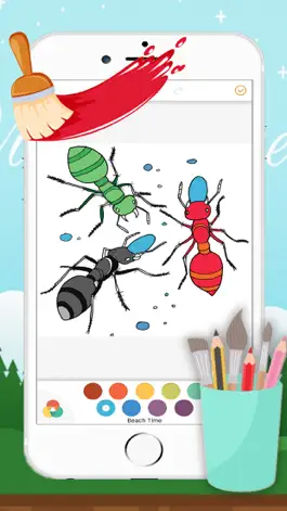 Game screenshot Ant Coloring Page Drawings Book for kids mod apk