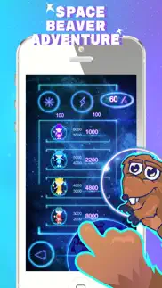 space beaver: fast reaction game with gesture iphone screenshot 4