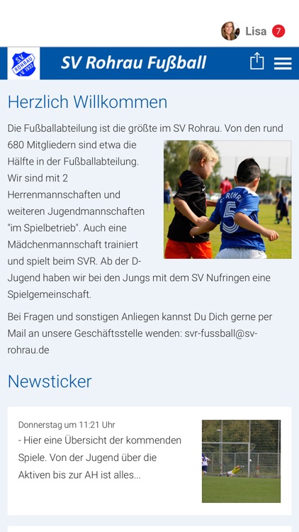 SV Rohrau Fußball