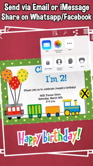 Happy Birthday Invitations For Kids Party(圖5)-速報App