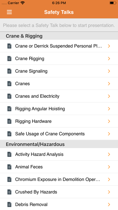NDA Safety App Screenshot