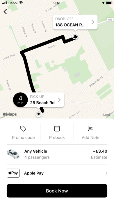Nearby Express Taxis Screenshot