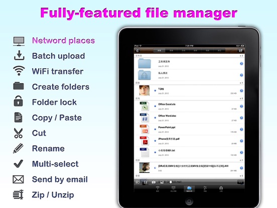 Documents Reader and File Manager Pro iPad app afbeelding 1