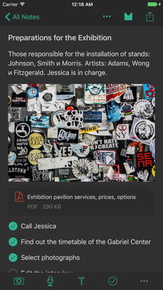 Mostnote screenshot 2
