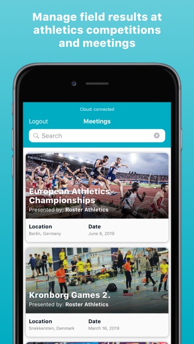 Roster Athletics: Meet Mgmt Screenshot
