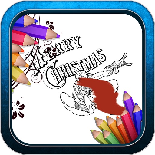 Amazing Christmas Color Book for Spider-Man iOS App