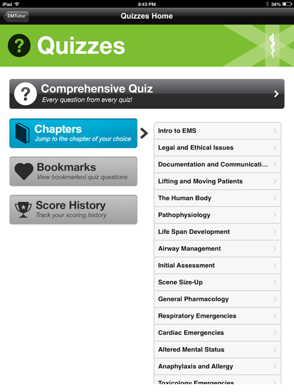 EMT Tutor Study Guide iPad screenshot 4 - Medical app