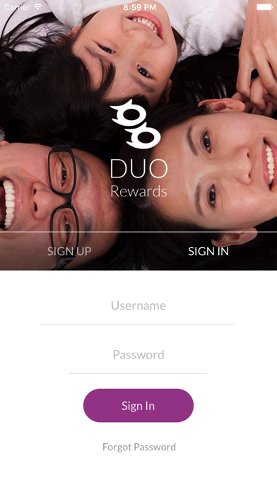 DUO Rewards Screenshot