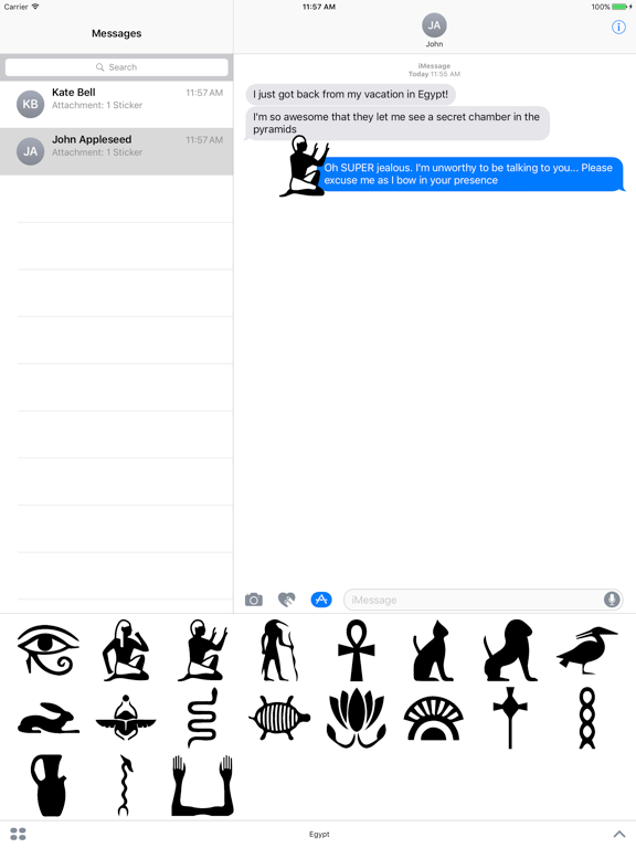 Screenshot #5 pour Egypt Stickers
