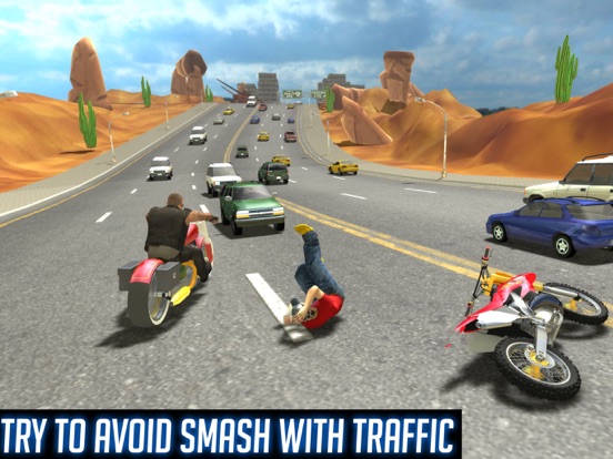 Screenshot #2 for Traffic GT Bike Racer stunts Drive: Highway