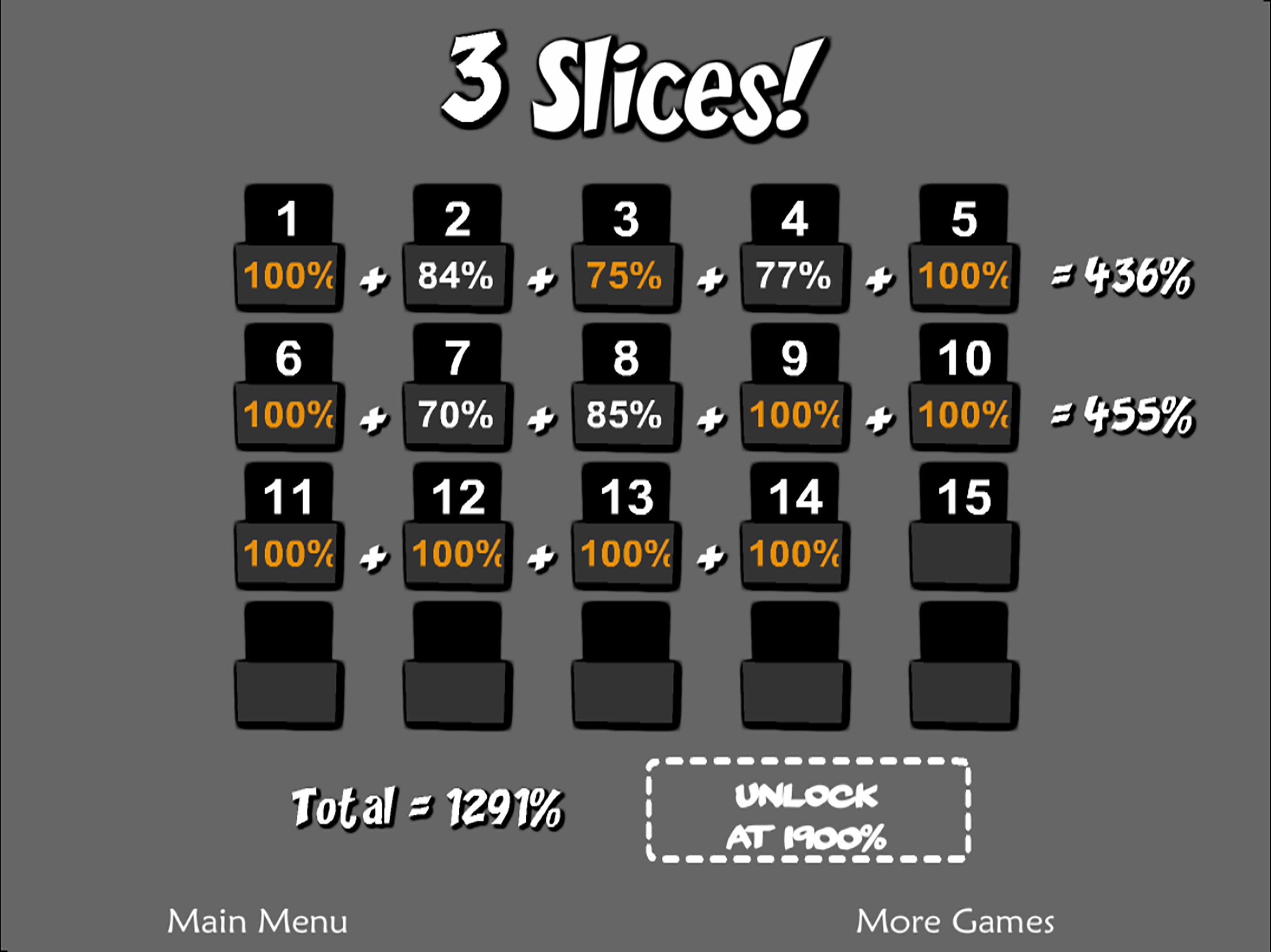 3 slices - an awesome puzzle game ! screenshot 8