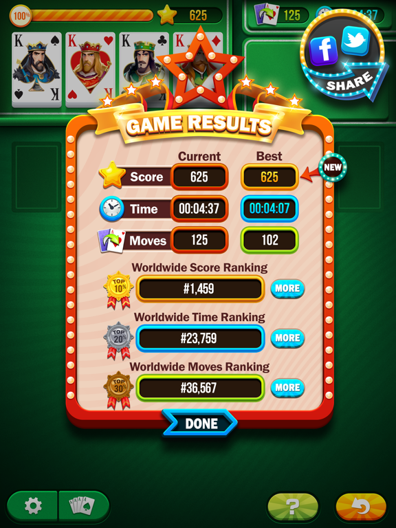 Screenshot #5 pour Hooked On Solitaire