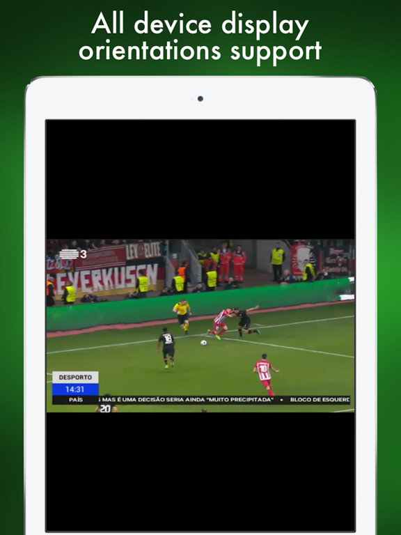 Português TV - Televisão Portuguesa on-line iPad screenshot 4 - Photo & Video app