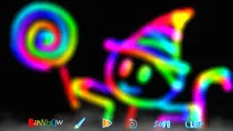 How to cancel & delete rainbowdoodle - animated rainbow glow effect 4
