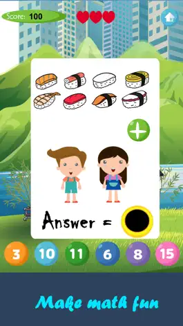 Game screenshot Sushi Math Addition & Subtraction apk