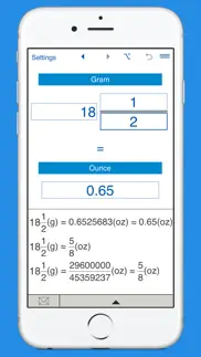 ounces to grams and grams to oz weight converter iphone screenshot 4