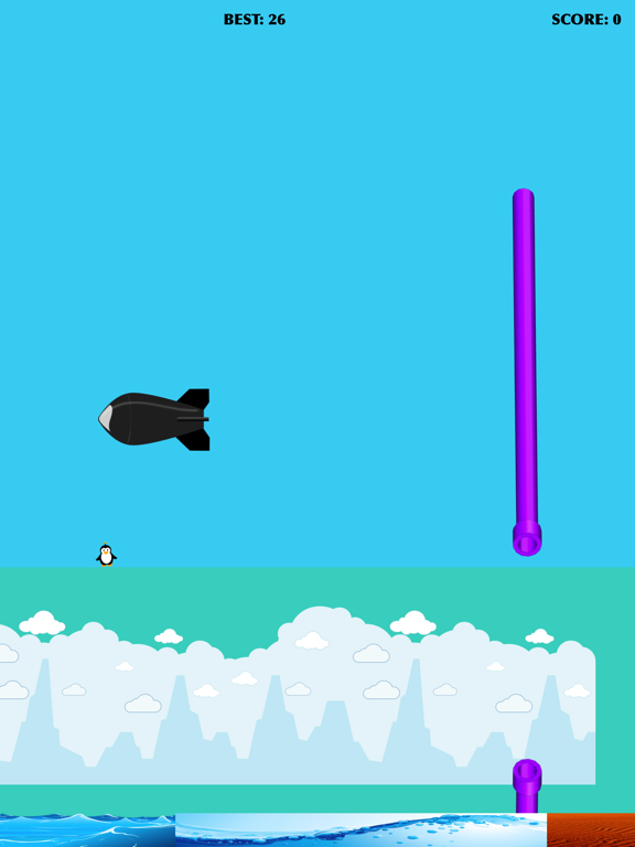 Screenshot #5 pour Air Penguin Fly: Flap Wings Flying Jump Adventure