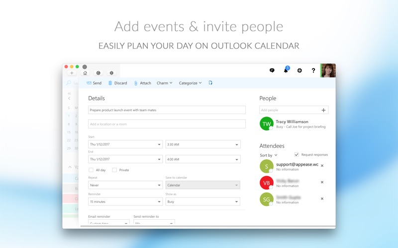 calendarpro for outlook iphone screenshot 2