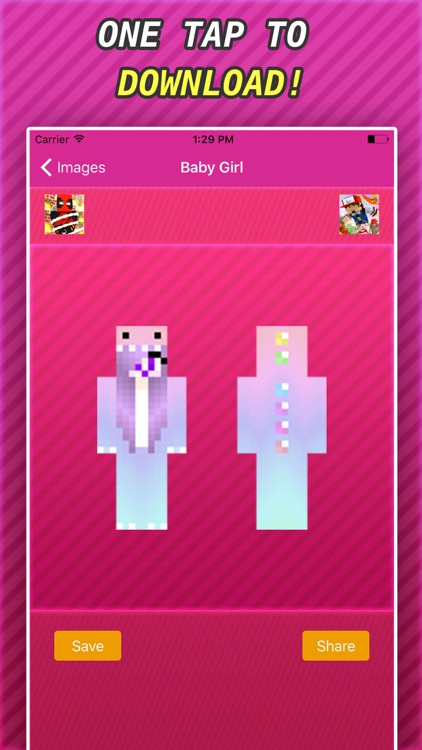 New BABY GIRLS SKINS FREE For Minecraft PE & PC screenshot-4