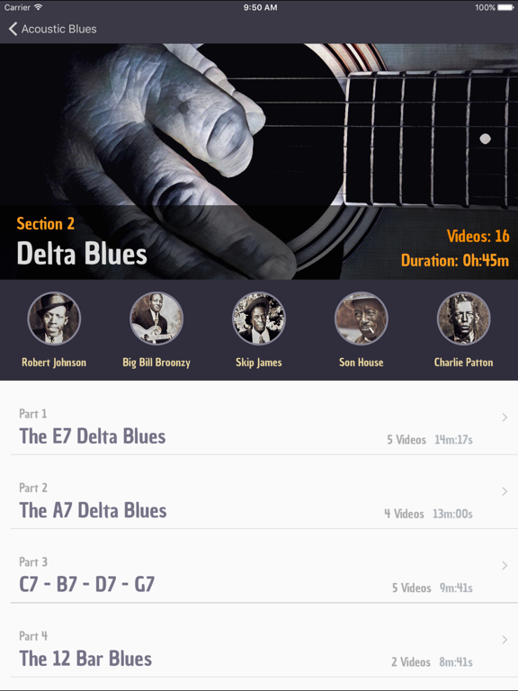 Screenshot #5 pour Acoustic Blues Guitar Lessons